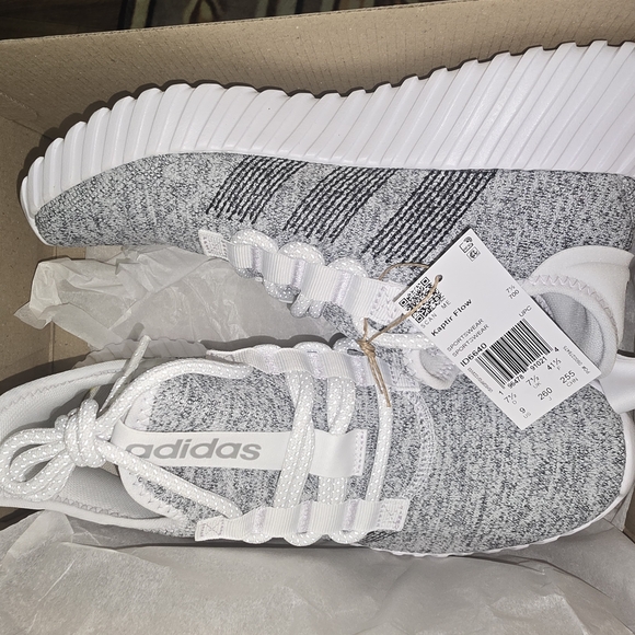 adidas Shoes - Adidas Kaptir Flow Sneakers in Gray and White